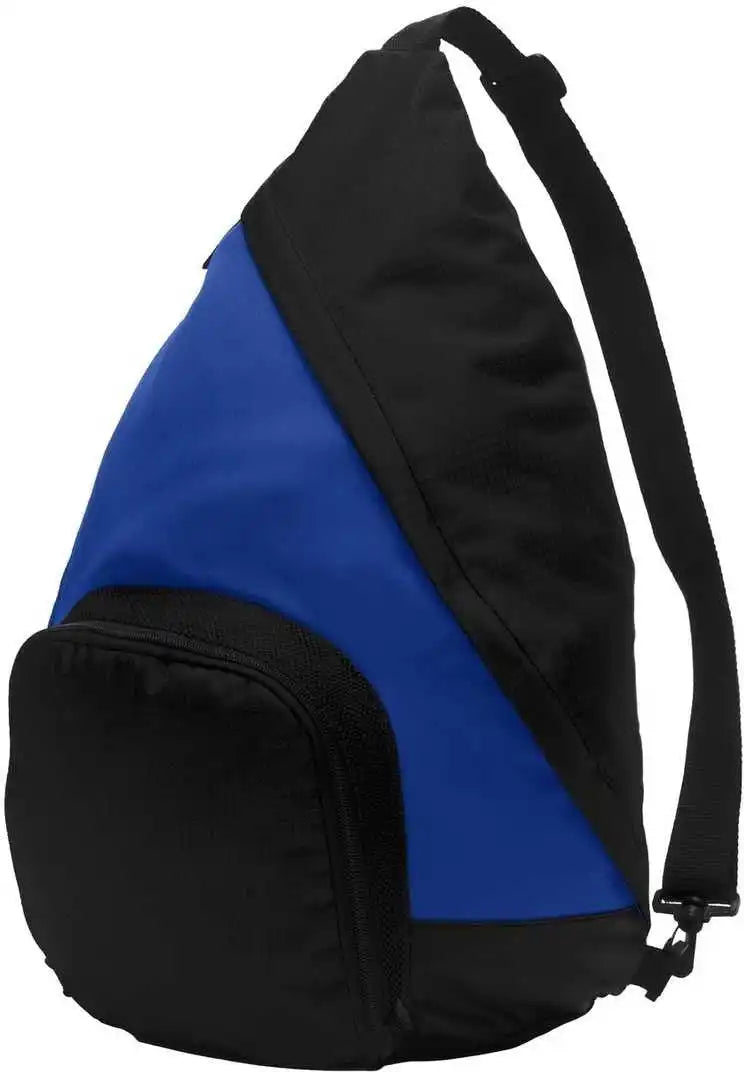 Port Authority Bg206 Active Sling Pack True Royal Black