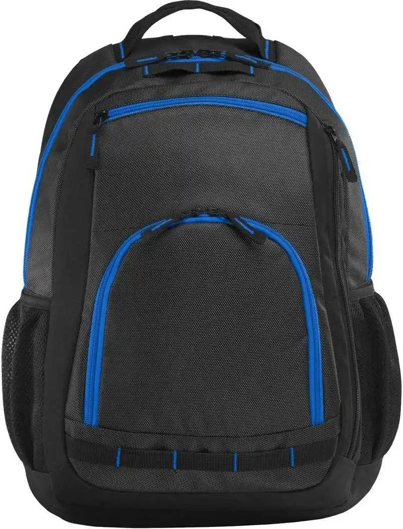 Port Authority Bg207 Xtreme Backpack - Dark Gray Black Shock Blue