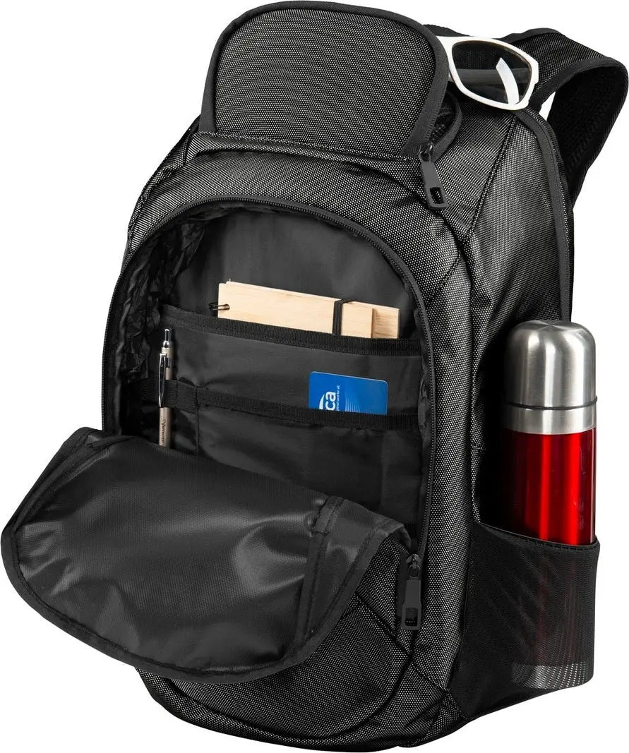 Port Authority Bg212 Form Backpack - Dark Gray Black - Gray/