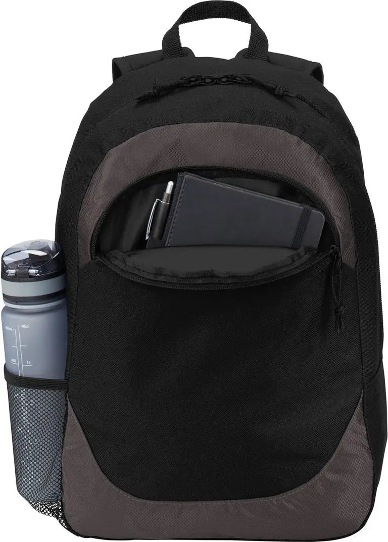 Port Authority Bg217 Circuit Backpack - Sterling Gray Black - Gray/