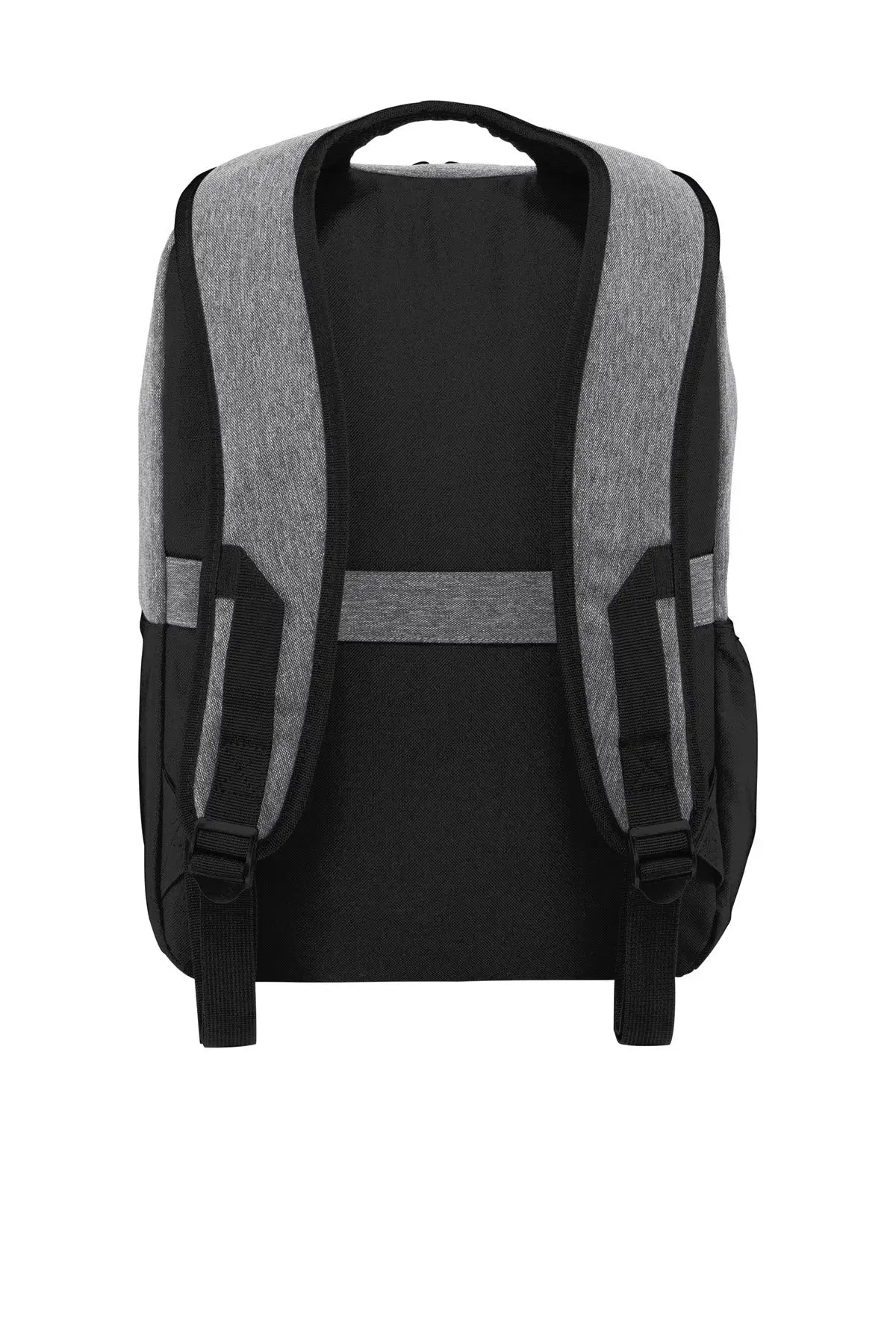 Port Authority Bg218 Access Square Backpack - Heather Gray Black