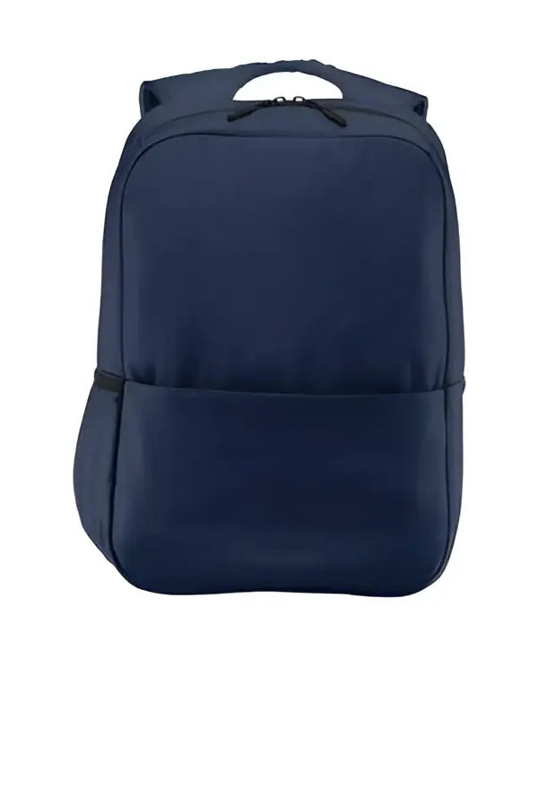 Port Authority Bg218 Access Square Backpack - Heather Gray Black