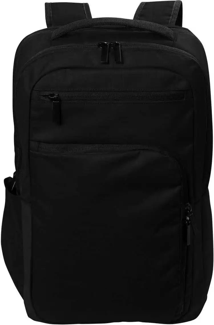 Port Authority Bg225 Impact Tech Backpack - Deep Black - Adult Osfm
