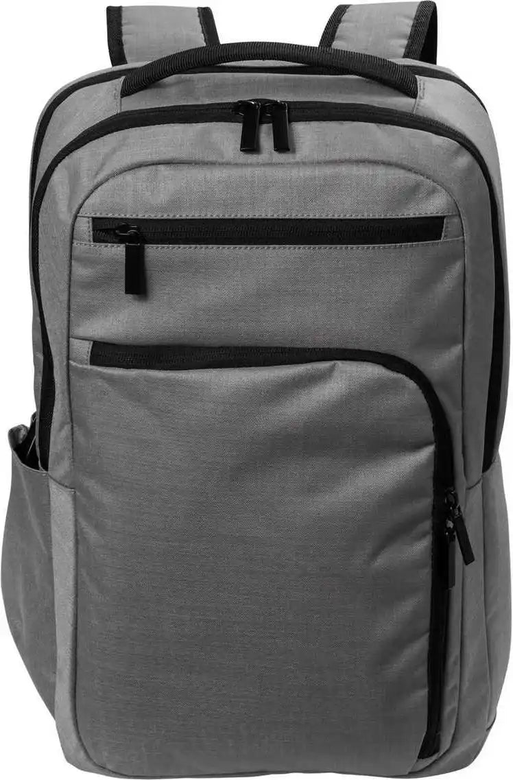 Port Authority Bg225 Impact Tech Backpack - Gusty Grey Heather - Gray / Adult Osfm