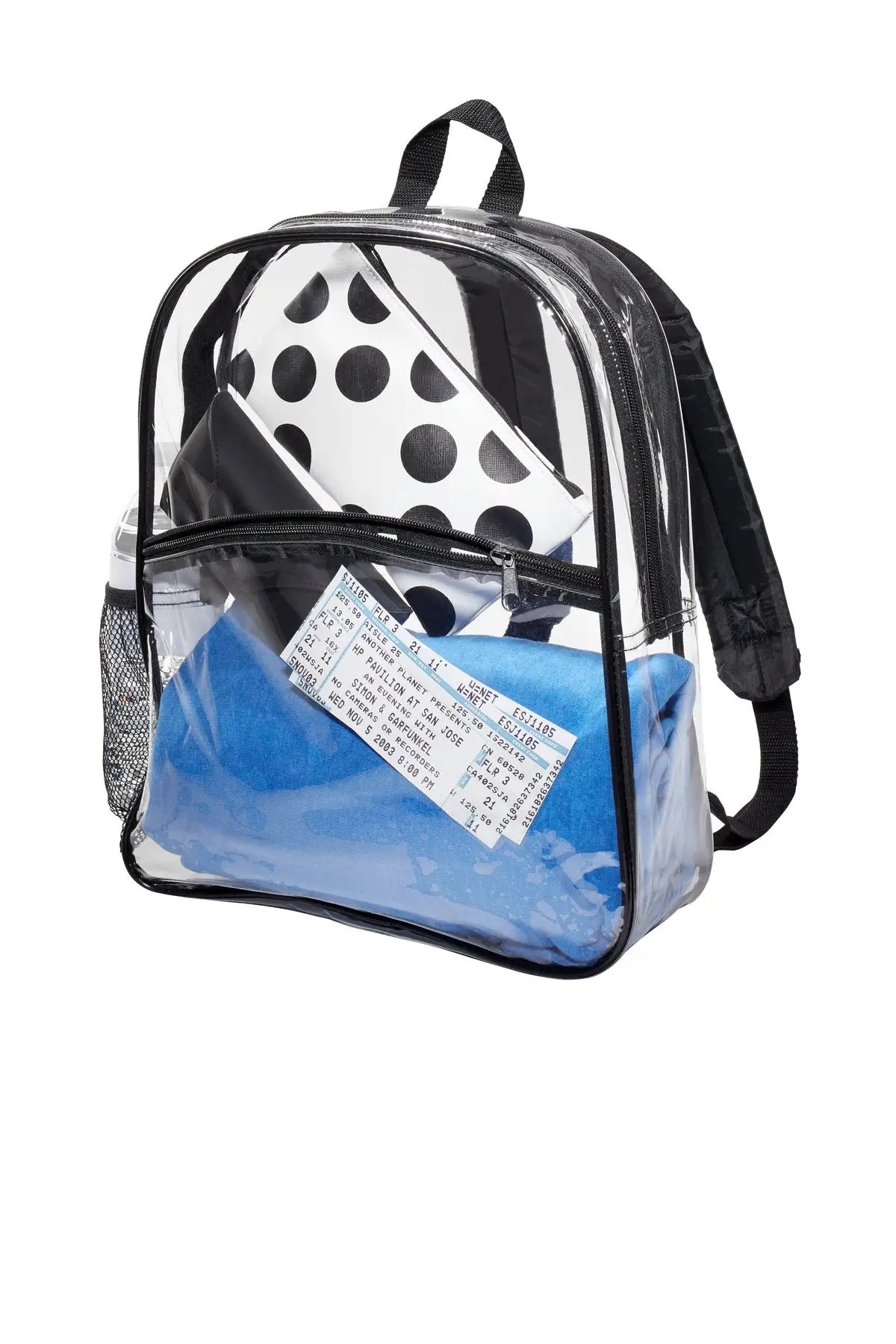 Port Authority Bg230 Clear Backpack - Clear/ Black