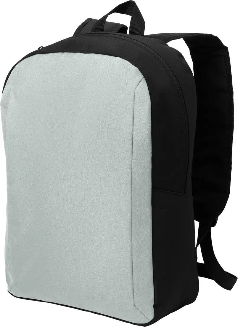 Port Authority Bg231 Modern Backpack - Gusty Gray Black - Gray/