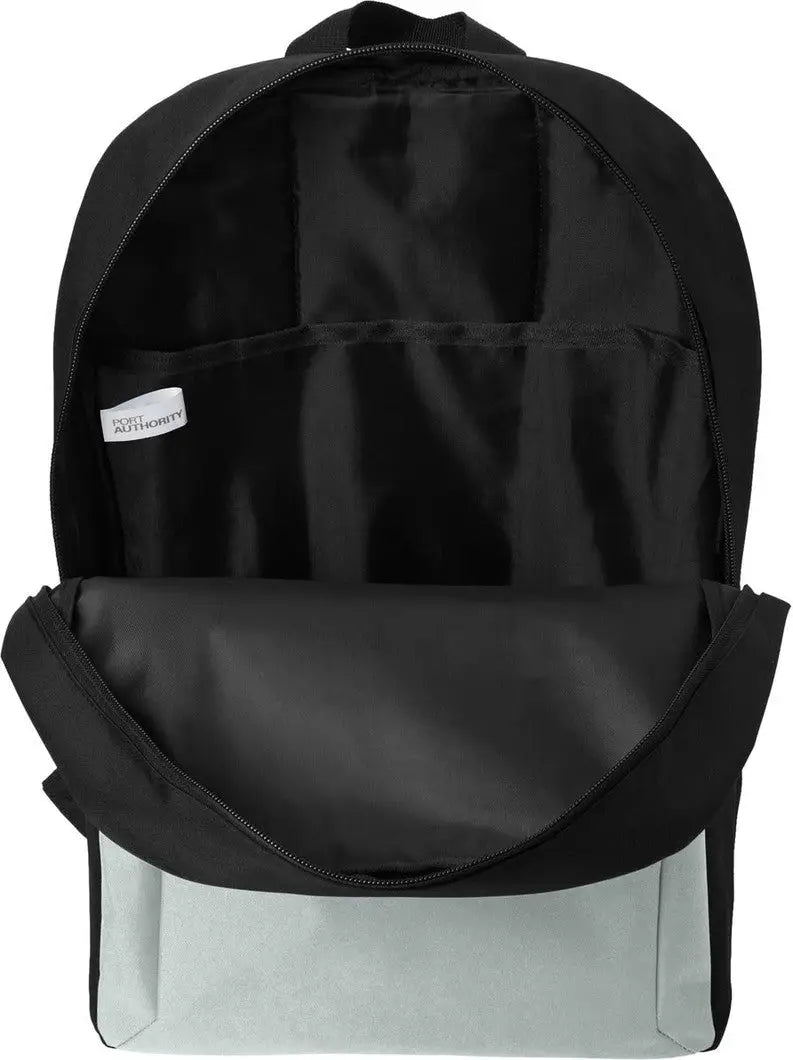 Port Authority Bg231 Modern Backpack - Gusty Gray Black - Gray/