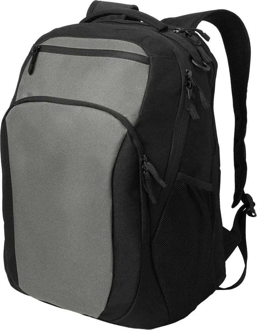 Port Authority Bg232 Transport Backpack - Gusty Gray Black - Gray/