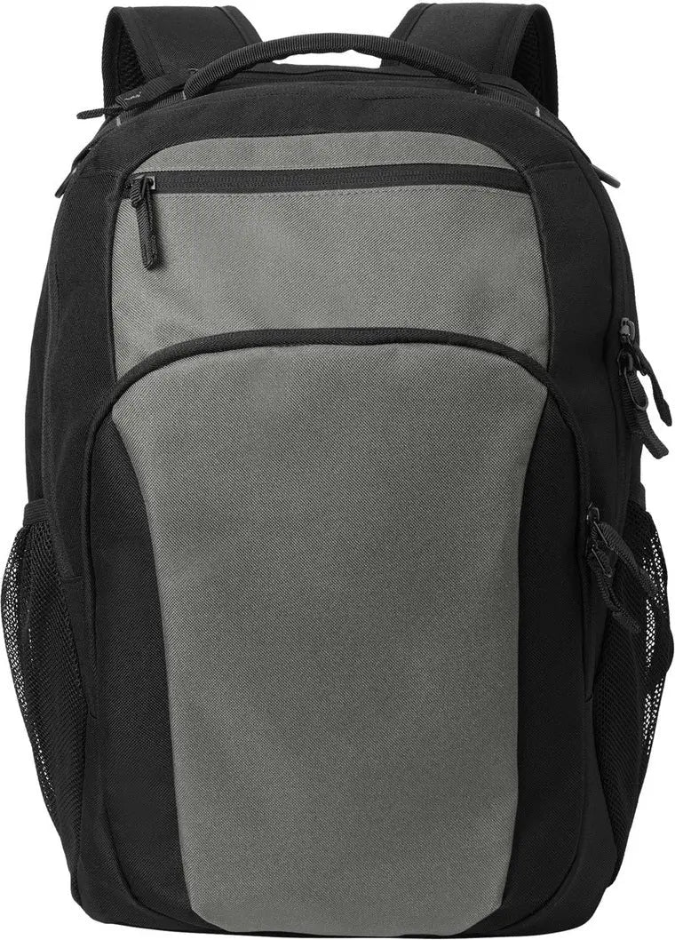 Port Authority Bg232 Transport Backpack - Gusty Gray Black - Gray/