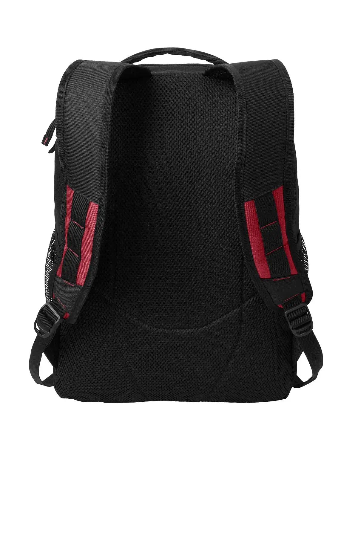 Port Authority Bg232 Transport Backpack - Rich Red Black - Red/