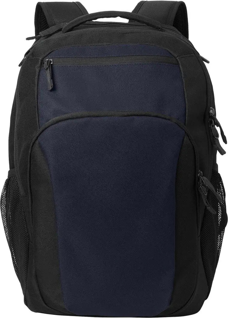 Port Authority Bg232 Transport Backpack - True Navy Black - Navy/