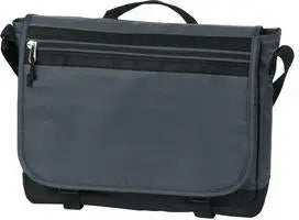 Port Authority Bg301 Nailhead Messenger - Smoke Gray/ Nearly Black