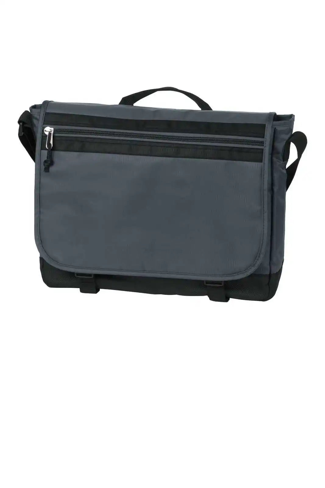 Port Authority Bg301 Nailhead Messenger - Smoke Gray Nearly Black