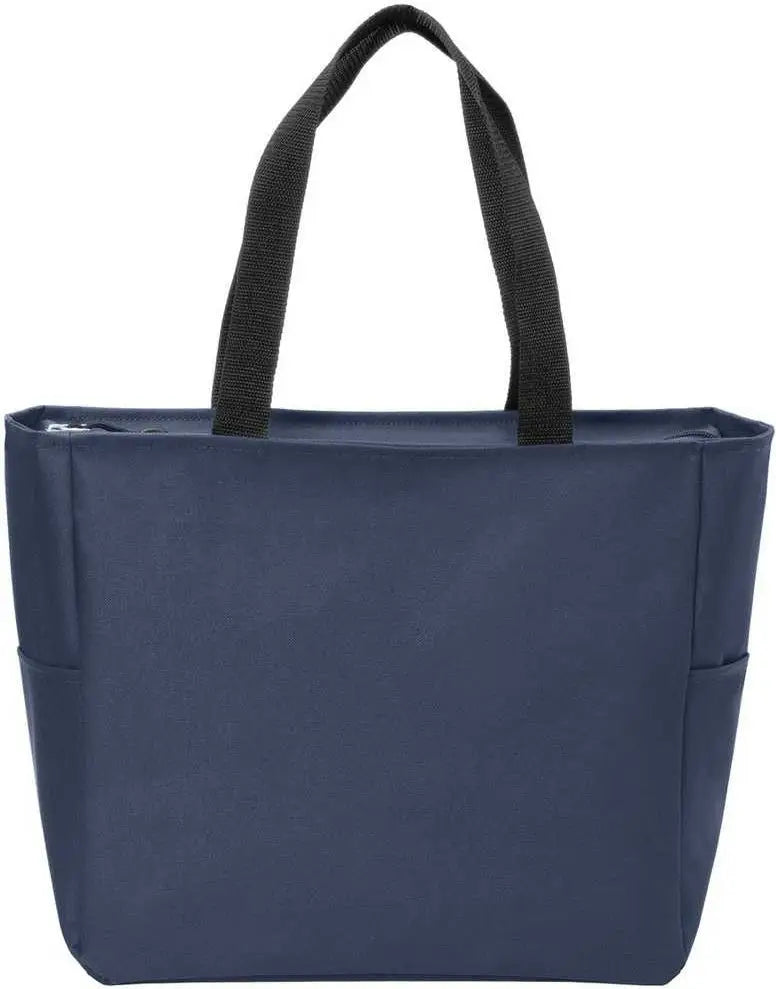 Port Authority Bg410 Essential Zip Tote - Navy
