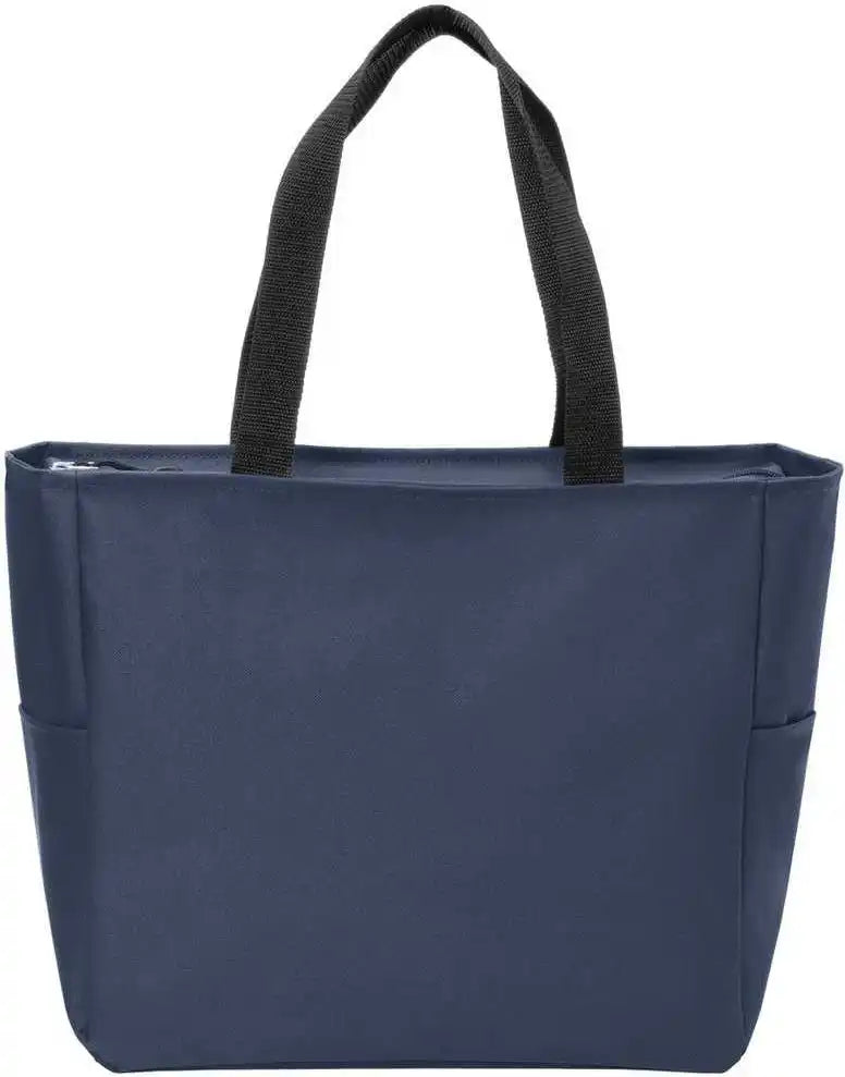 Port Authority Bg410 Essential Zip Tote Navy