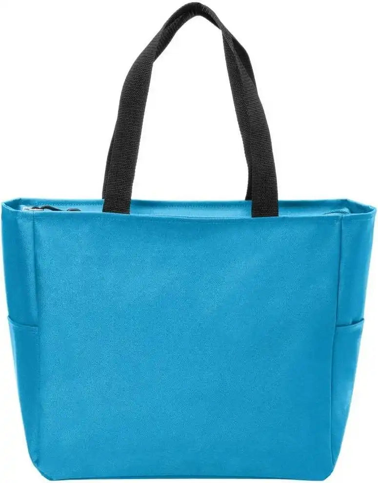 Port Authority Bg410 Essential Zip Tote - Turquoise