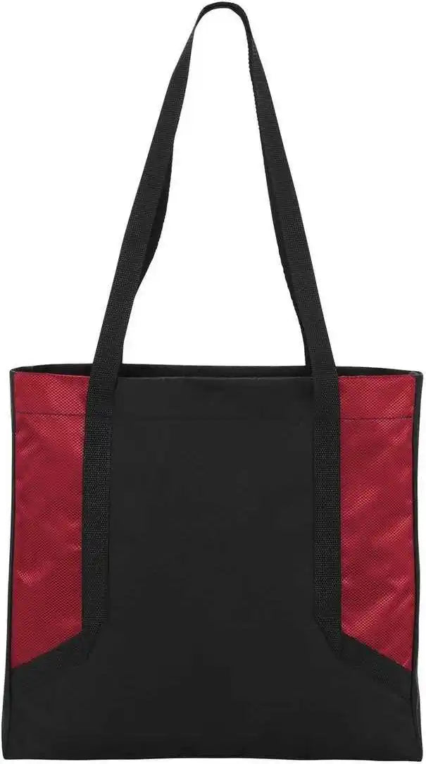 Port Authority Bg417 Circuit Tote - Rich Red/ Black - Red / Osfa