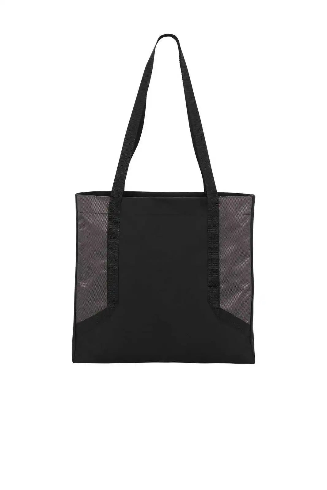 Port Authority Bg417 Circuit Tote - Sterling Gray/ Black - Dark Gray / Osfa