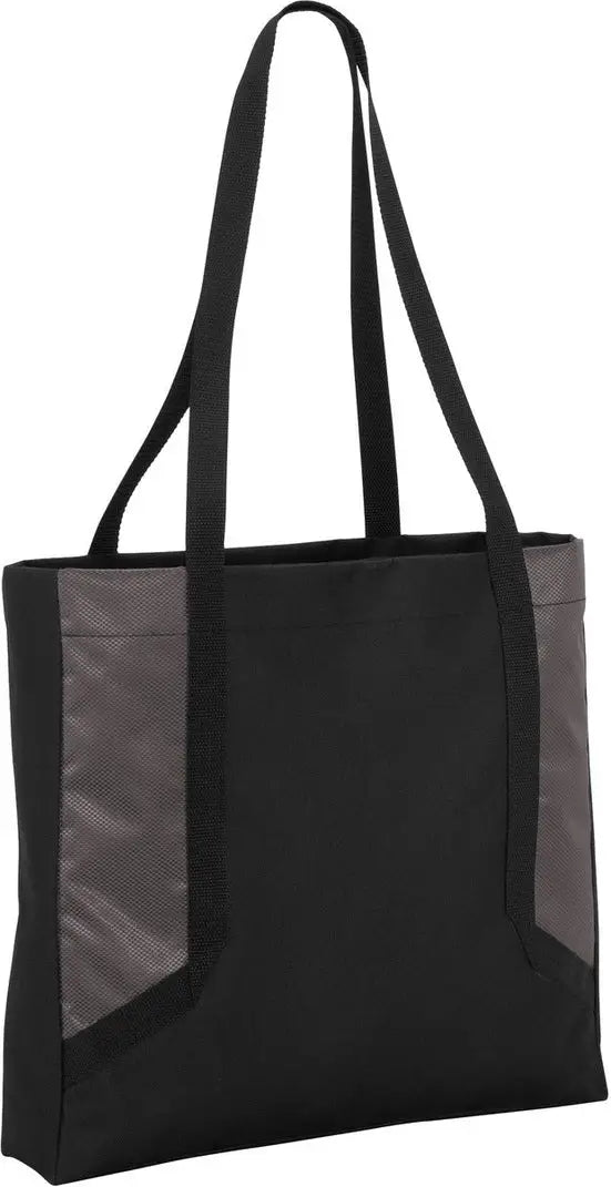 Port Authority Bg417 Circuit Tote - Sterling Gray Black - Gray/