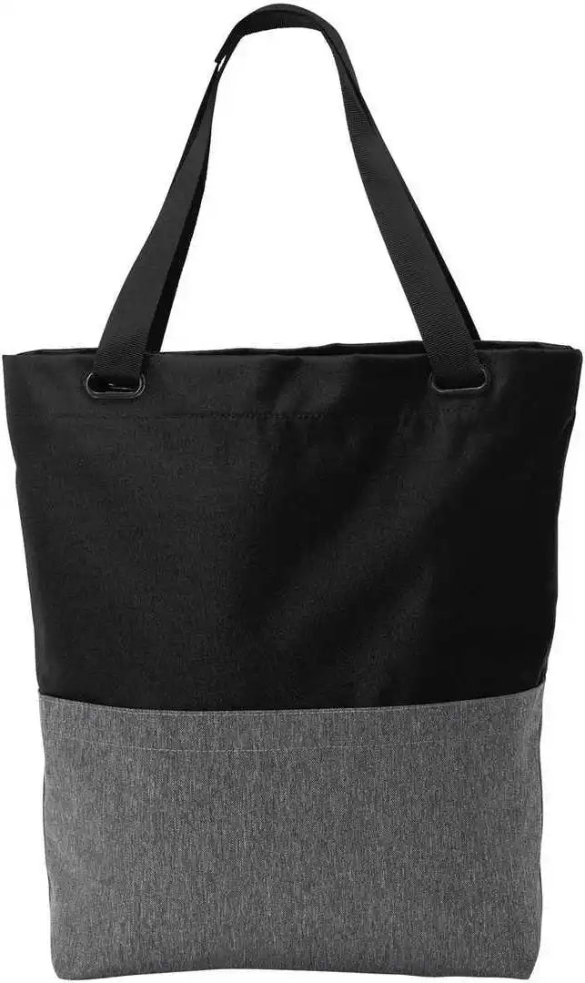 Port Authority Bg418 Access Convertible Tote Heather Gray/ Black Gray / Osfa