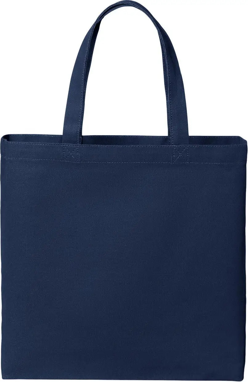 Port Authority Bg424 Cotton Canvas Tote - River Blue Navy