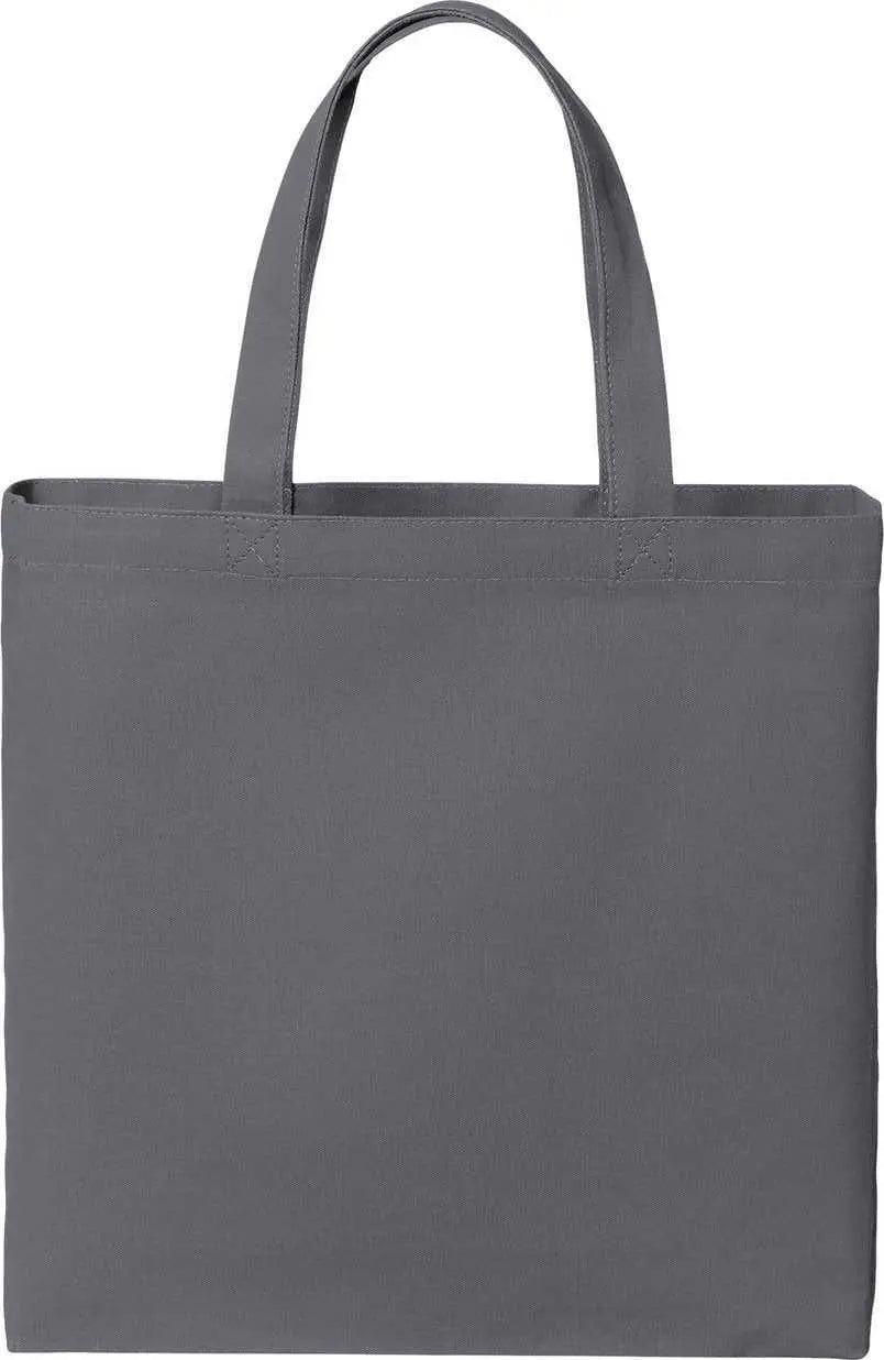 Port Authority Bg424 Cotton Canvas Tote - Storm Grey - Osfa