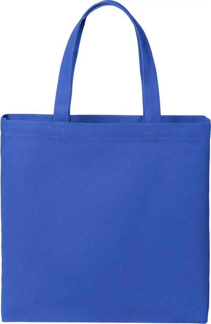 Port Authority Bg424 Cotton Canvas Tote - True Royal - Osfa
