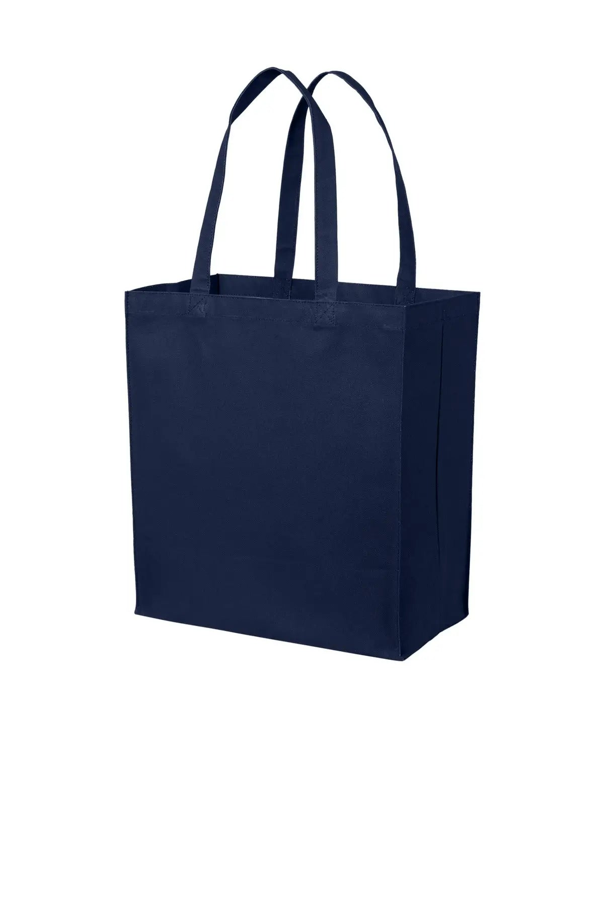 Port Authority Bg426 Cotton Canvas Over-the-shoulder Tote - River Blue Navy