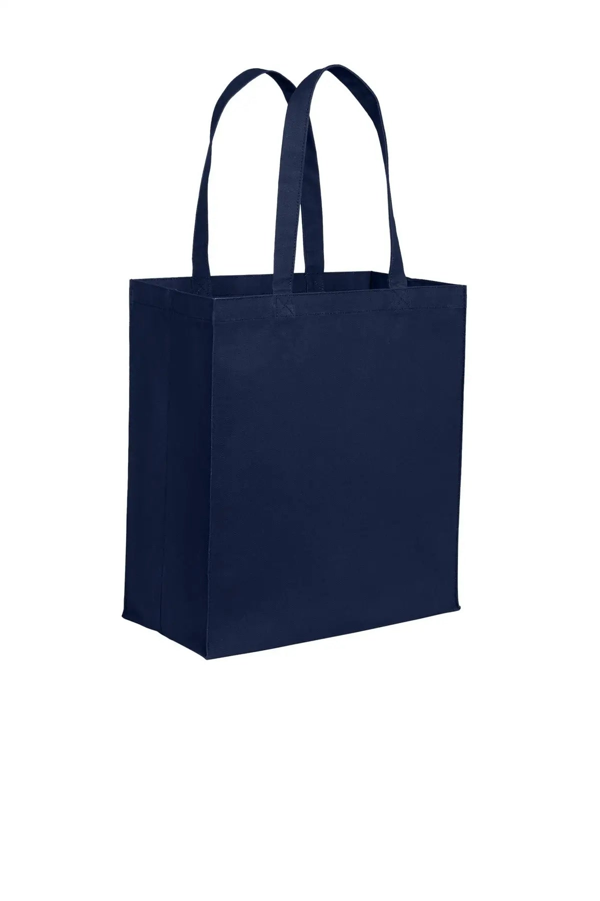 Port Authority Bg426 Cotton Canvas Over-the-shoulder Tote - River Blue Navy