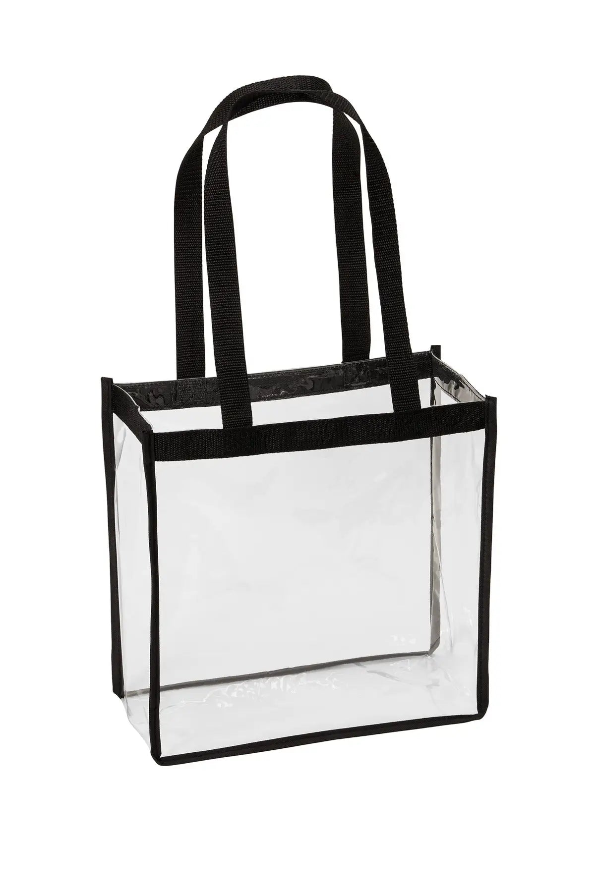 Port Authority Bg430 Clear Stadium Tote - Clear/ Black