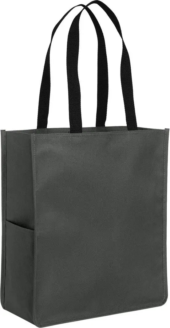Port Authority Bg431 Upright Essential Tote - Dark Charcoal