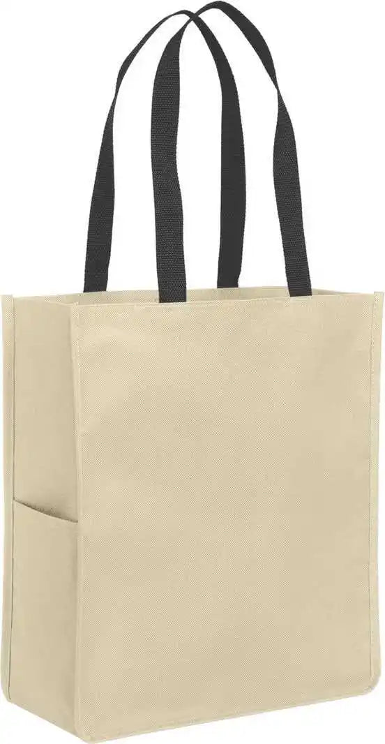 Port Authority Bg431 Upright Essential Tote Stone / Osfa