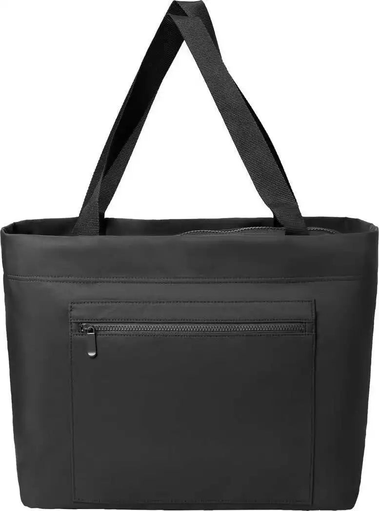 Port Authority Bg435 Matte Carryall Tote Deep Black / Osfa