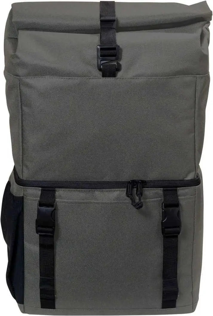 Port Authority Bg501 18-can Backpack Cooler - Dark Charcoal Black - Gray / Adult Osfm