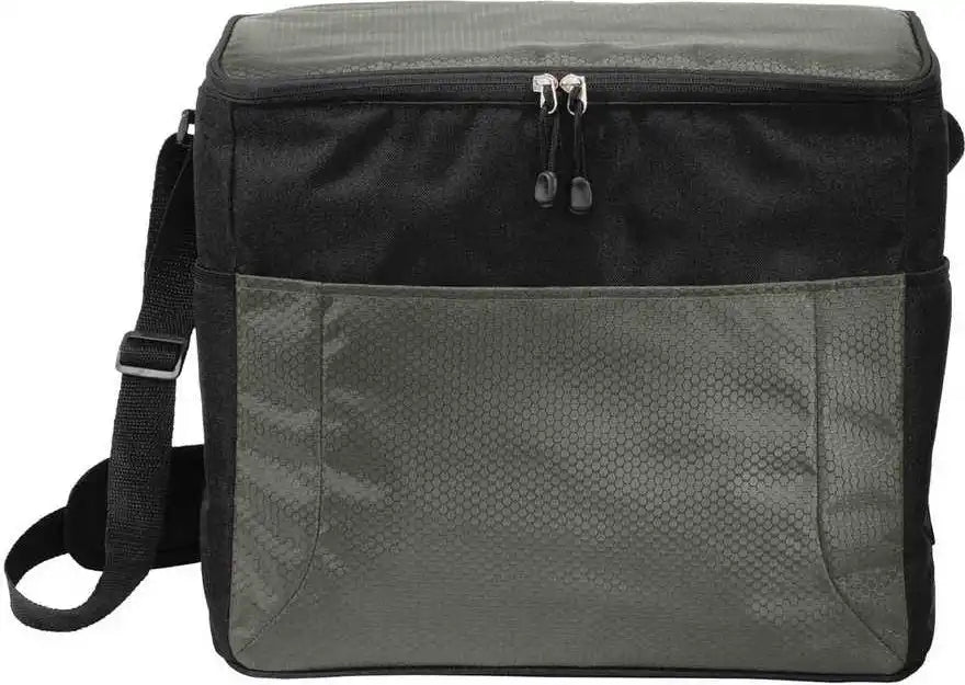 Port Authority Bg514 24 can Cube Cooler Gray Black