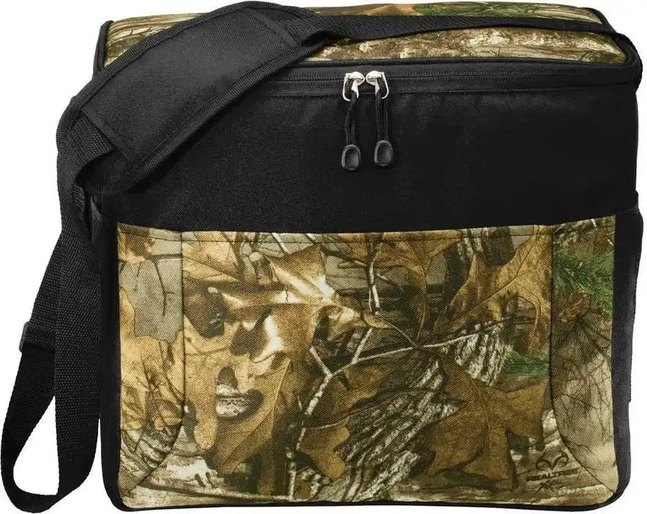 Port Authority Bg514c Camouflage 24 can Cube Cooler Realtree Xtra Black