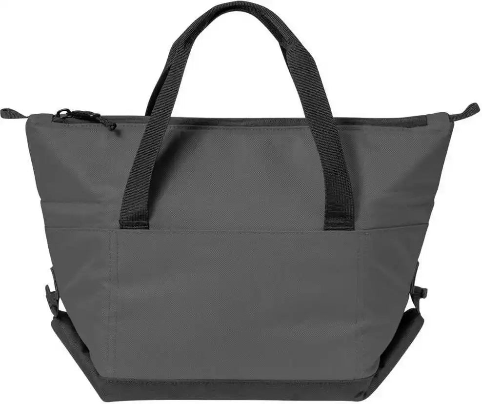 Port Authority Bg515 6-can Collapsible Cooler - Charcoal Dark - Gray / Adult Osfm