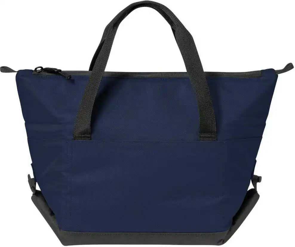 Port Authority Bg515 6 can Collapsible Cooler River Blue Navy Dark Charcoal / Adult Osfm