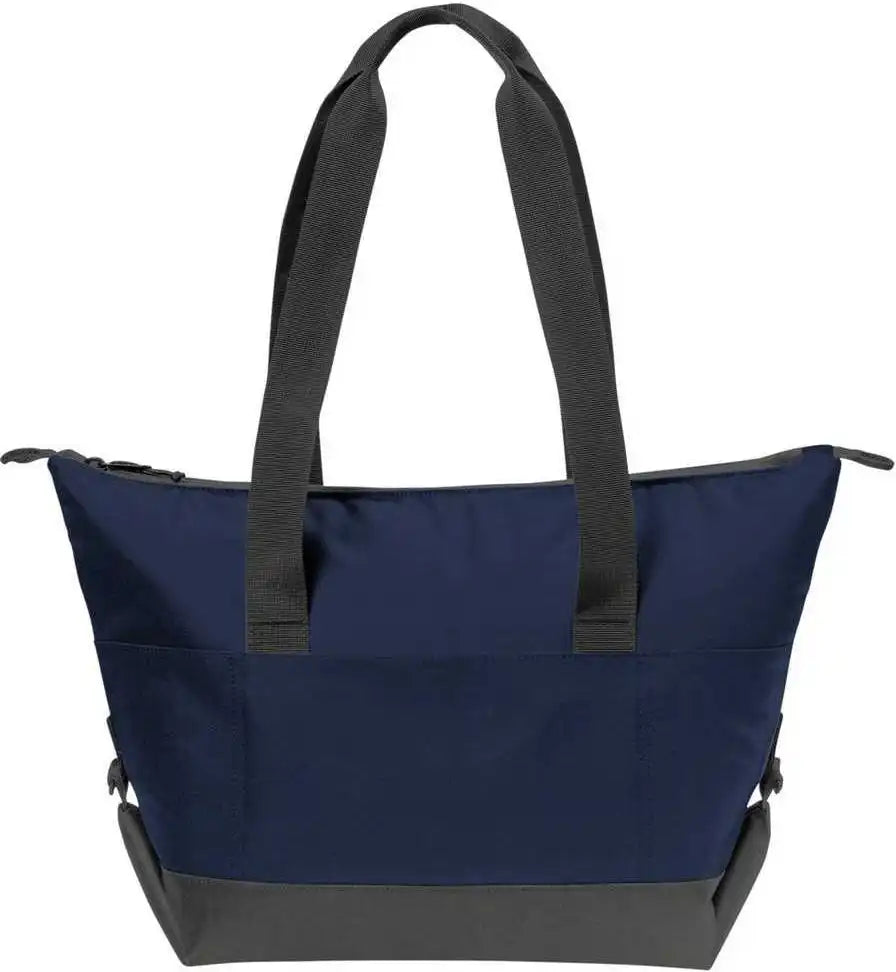 Port Authority Bg516 18 can Collapsible Cooler River Blue Navy Dark Charcoal / Adult Osfm