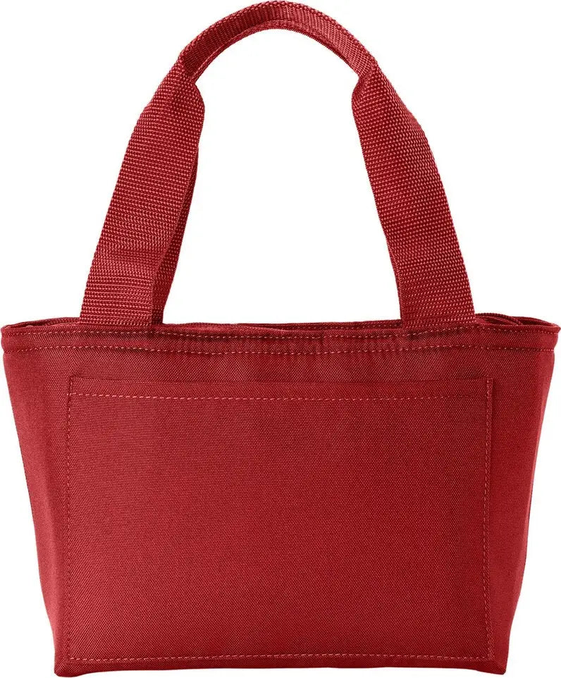 Port Authority Bg518 Insulated Lunch Tote - Rich Red