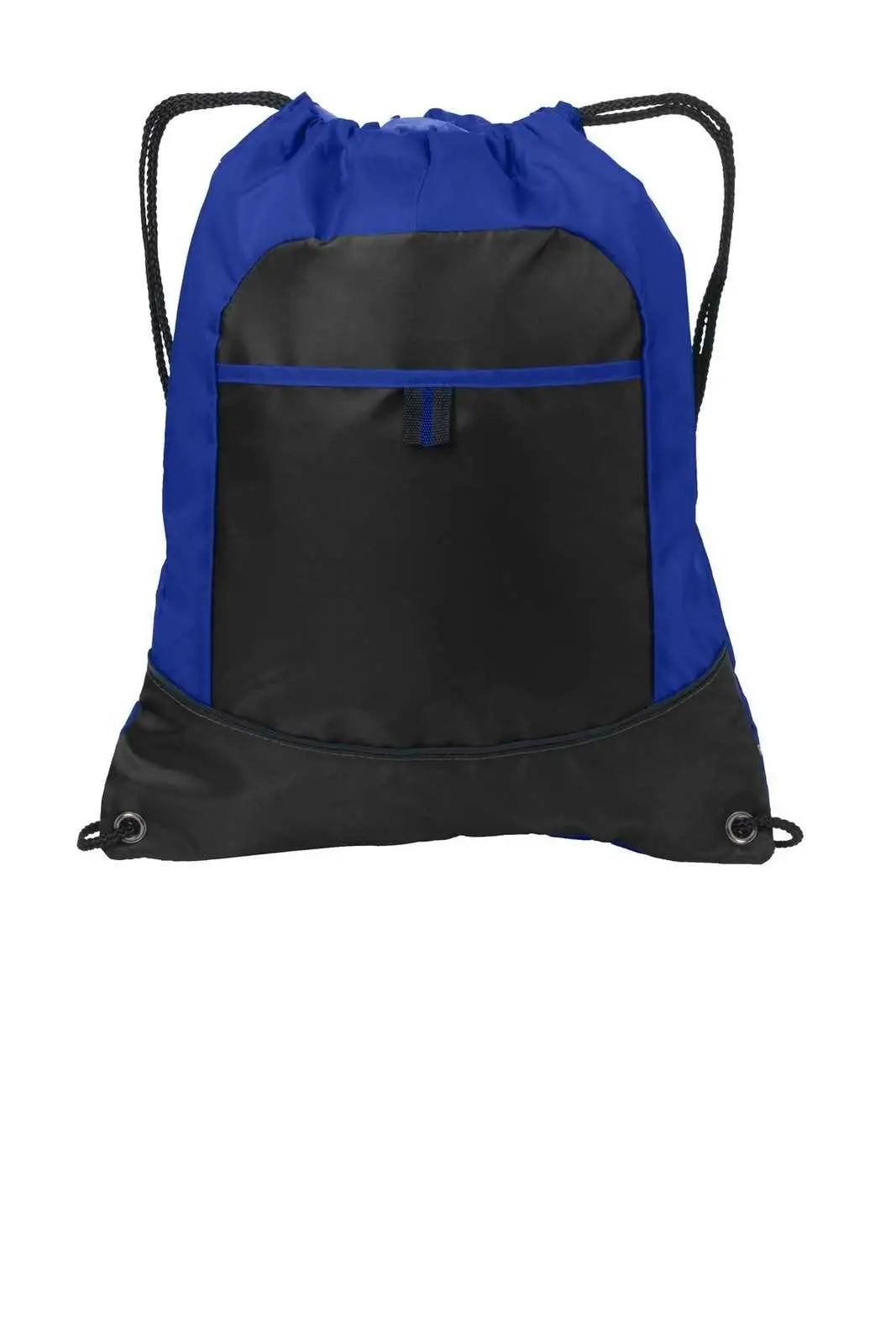 Port Authority Bg611 Pocket Cinch Pack - Hyper Blue Black