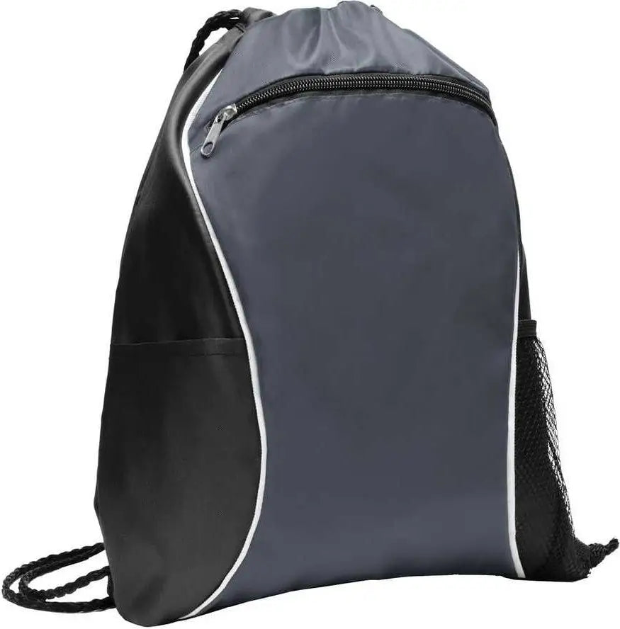 Port Authority Bg613 Fast Break Cinch Pack - Deep Smoke