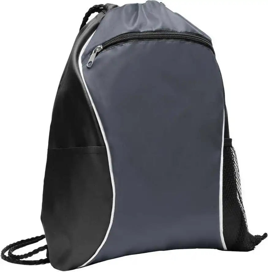 Port Authority Bg613 Fast Break Cinch Pack Deep Smoke Gray