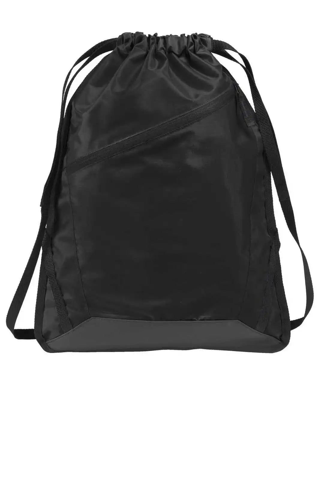 Port Authority Bg616 Zip it Cinch Pack Black