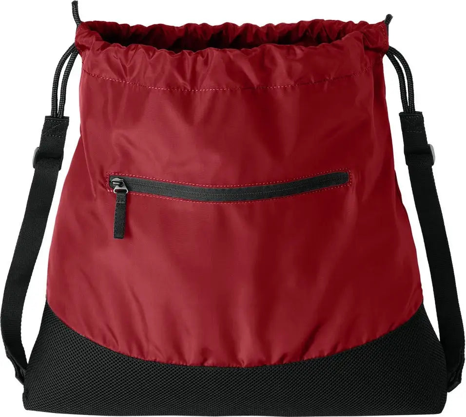 Port Authority Bg619 Agility Mesh Pocket Cinch - Rich Red