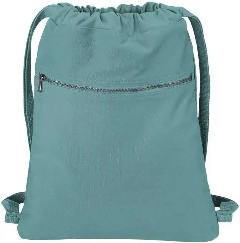 Port Authority Bg621 Beach Wash Cinch Pack - Peacock - Green / Osfa