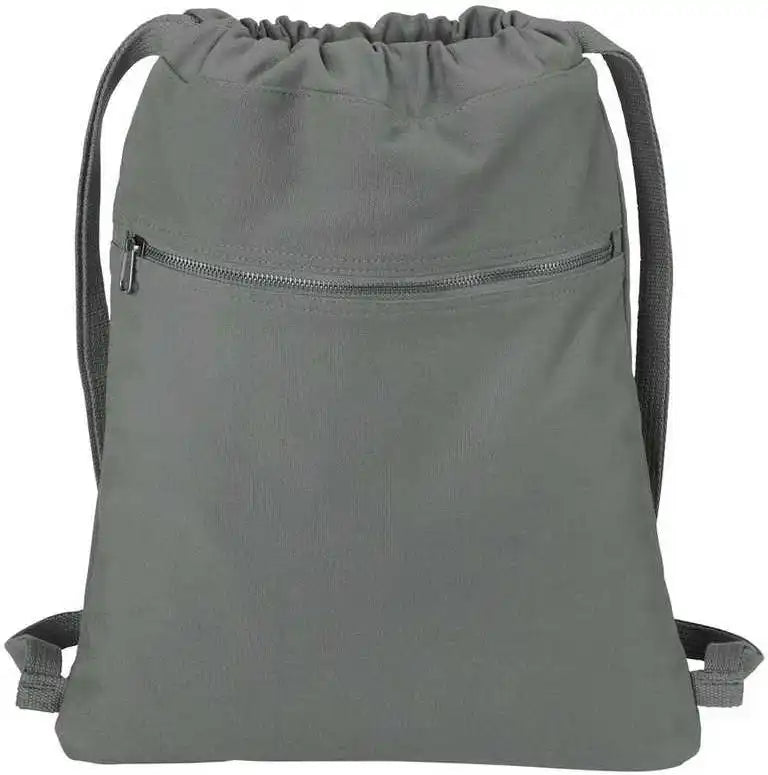Port Authority Bg621 Beach Wash Cinch Pack - Pewter - Dark Gray / Osfa