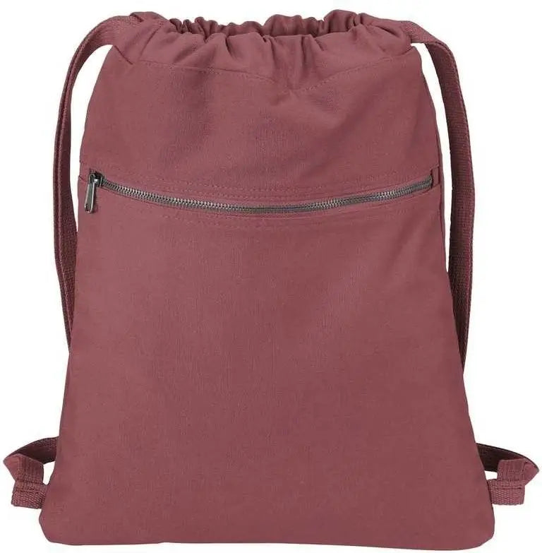 Port Authority Bg621 Beach Wash Cinch Pack - Red Rock