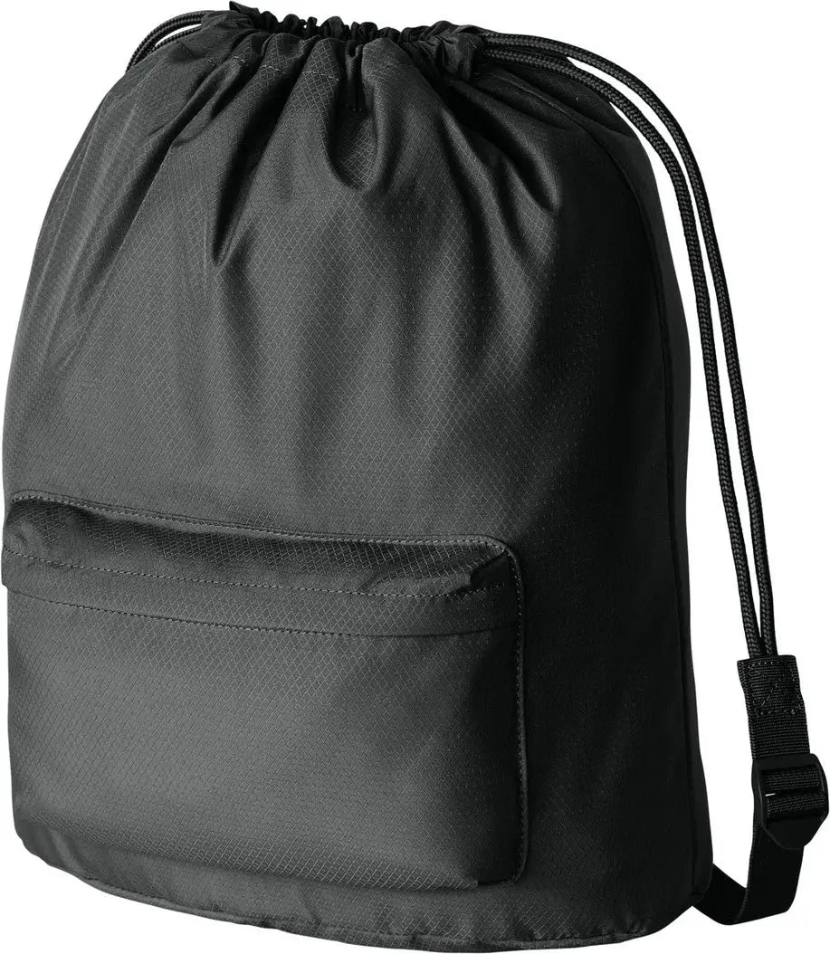 Port Authority Bg637 Diamond Pocket Cinch - Deep Black