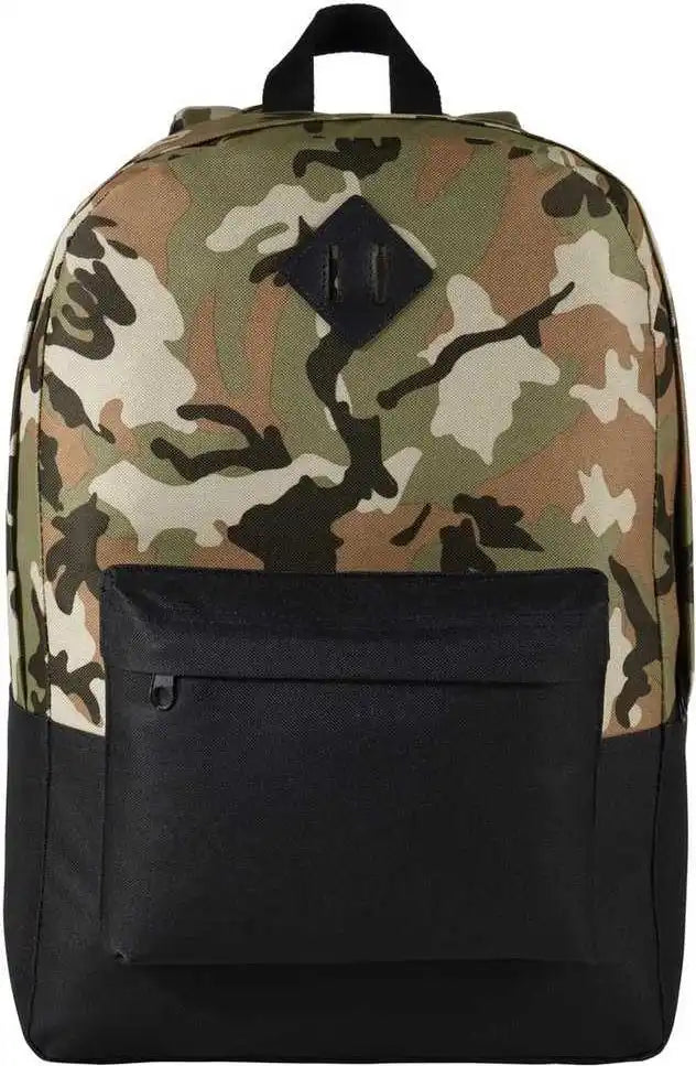 Port Authority Bg7150 Retro Backpack - Military Camo Black - Muti-color